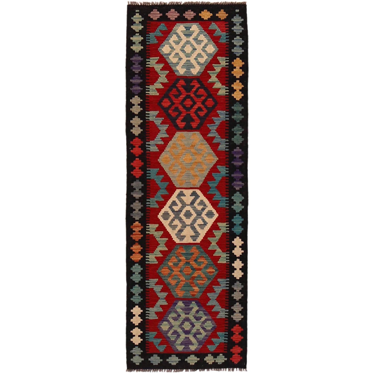 Vegetable Kilim Runner 2' 0" x 6' 5" (ft)- No. P35055