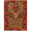 Handmade Vegetable Kilim 5' 1 x 6' 9 (ft) - No. P35077