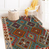 Handmade Vegetable Kilim 3' 5"  x 4' 8" (ft) - No. P35082