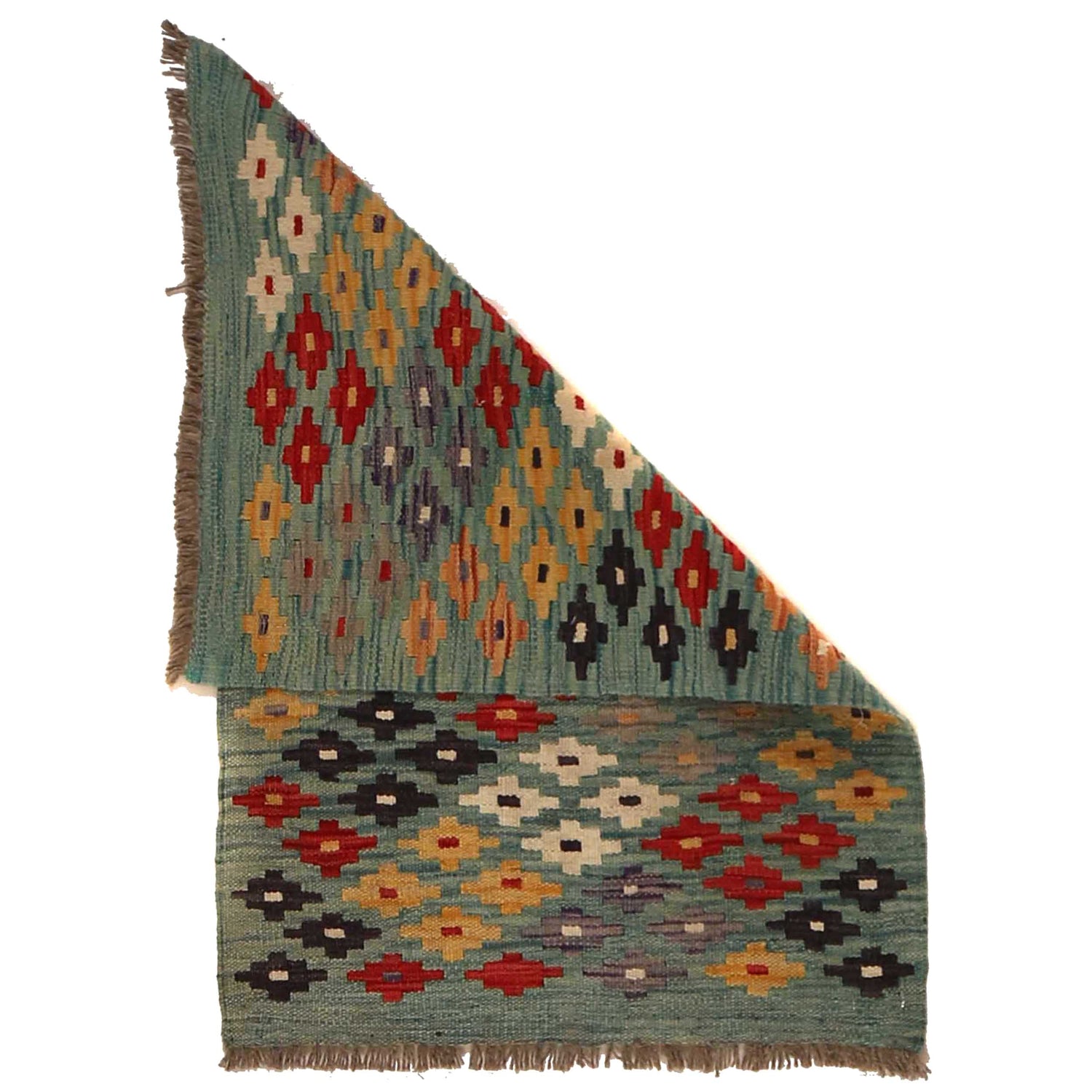 Handmade Vegetable Kilim 2' 1" x 3' 2" (ft) - No. P35303