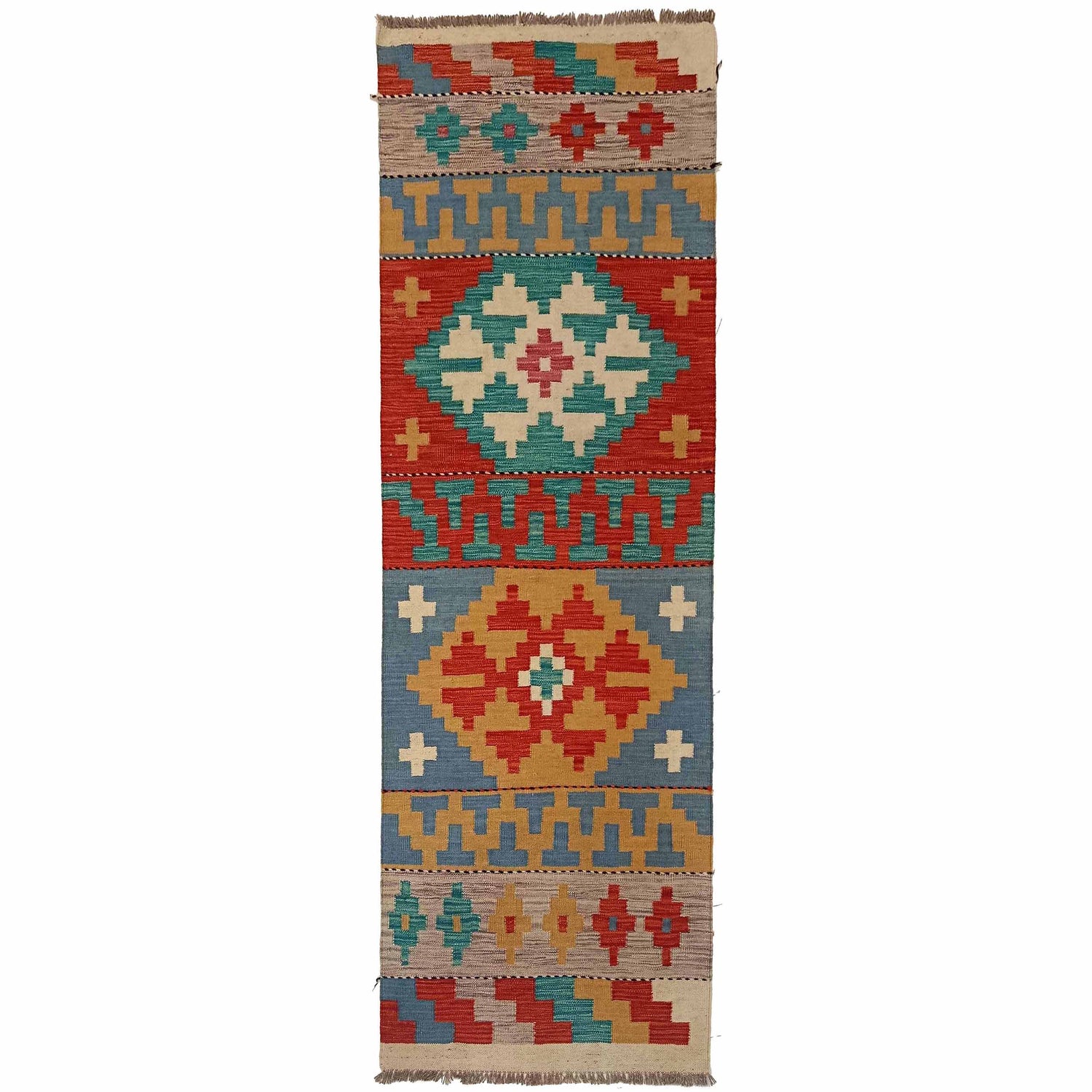 Vegetable Kilim Runner 2' 3" x 6' 9" (ft)- No. P35309