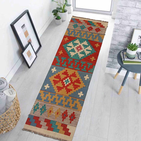 Vegetable Kilim Runner 2' 3" x 6' 9" (ft)- No. P35309