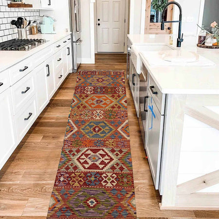 Vegetable Kilim Runner 2' 3" x 6' 9" (ft)- No. P35312