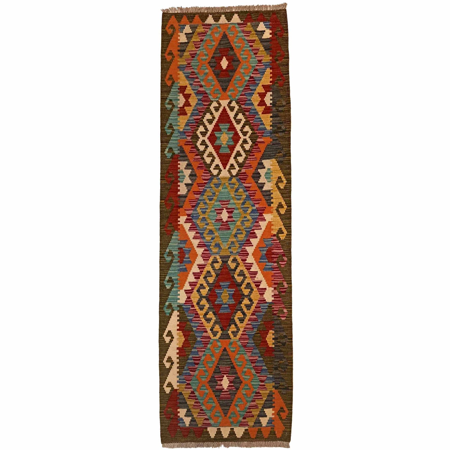 Vegetable Kelim Runner 1' 10" x 6' 4" (ft)- No. P35347