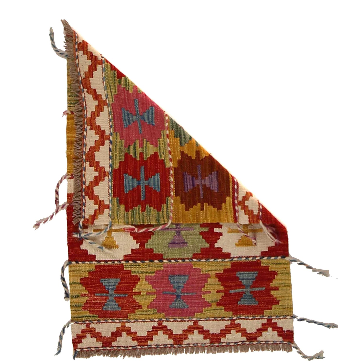 Handmade Vegetable Kelim 1' 11" x 2' 9" (ft) - No. P35364