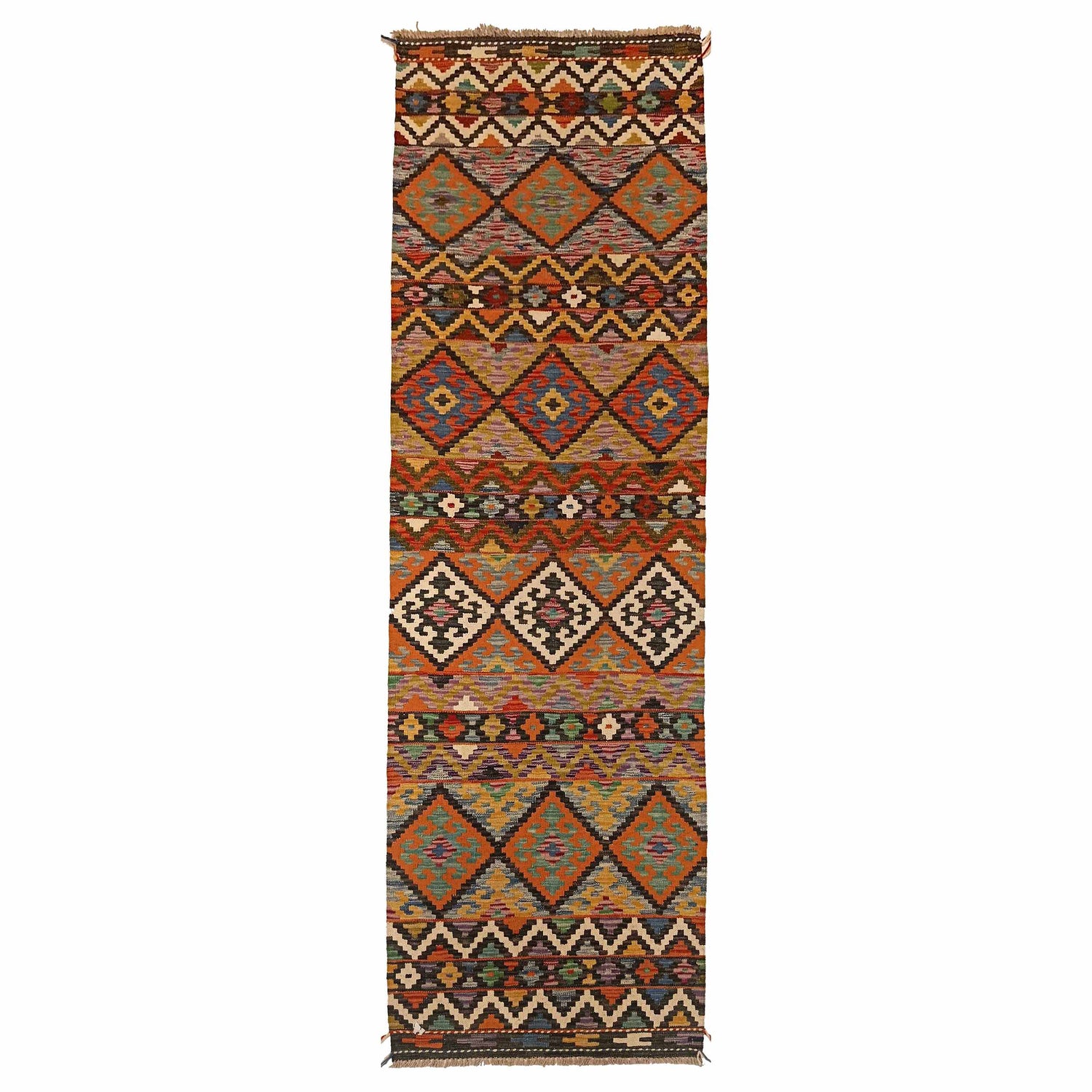 Vegetable Kelim Runner 2' 5" x 8' 3" (ft) - No. P35377