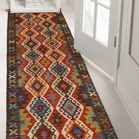 Vegetable Kelim Runner 2' 8" x 10' 1" (ft) - No. P35381