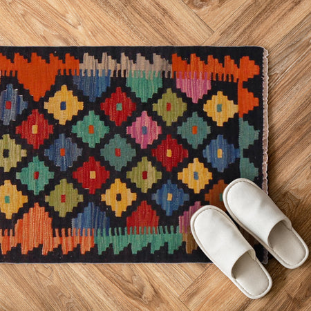 Handmade Vegetable Kilim 2' 0" x 3' 0" (ft) - No. P35620