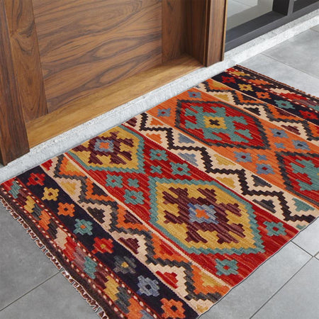 Handmade Vegetable Kilim 2' 0" x 3' 0" (ft) - No. P35634