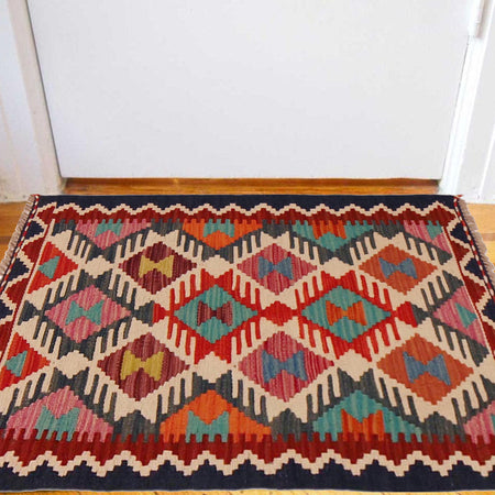 Handmade Vegetable Kilim 2' 1" x 3' 0" (ft) - No. P35660