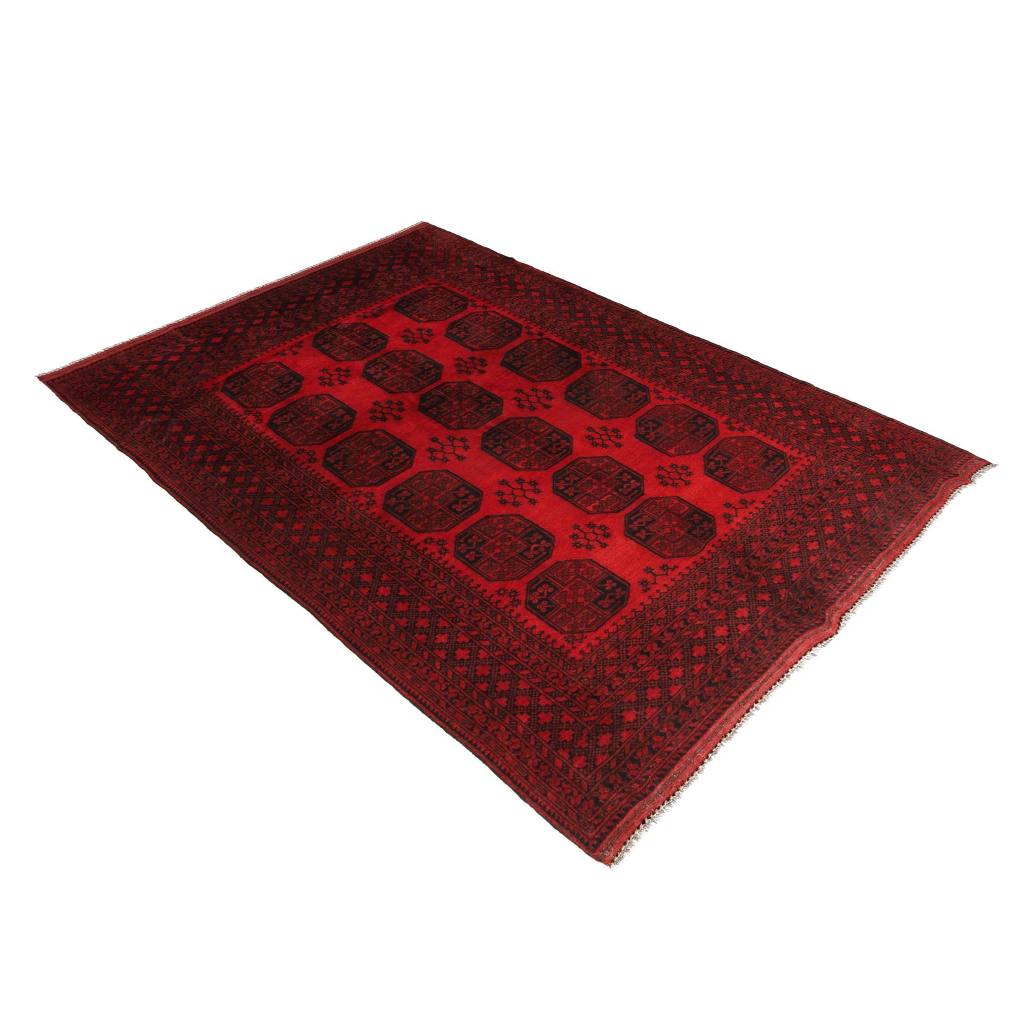 Traditional Red Fil pa Carpet 6' 11" x 10' 1" (ft) - No. P35679