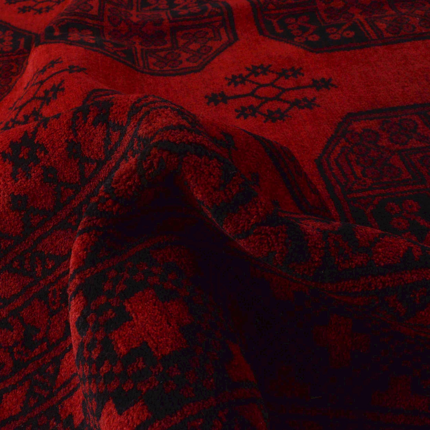 Traditional Red Fil pa Carpet 6' 11" x 10' 1" (ft) - No. P35679