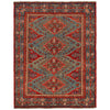 Blue Color Shirazi Rug 5' 1" x 6' 7" (ft) - No. P35680