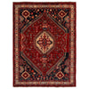 Red Color Shirazi Rug 6' 7" x 9' 4" (ft) - No. P35681