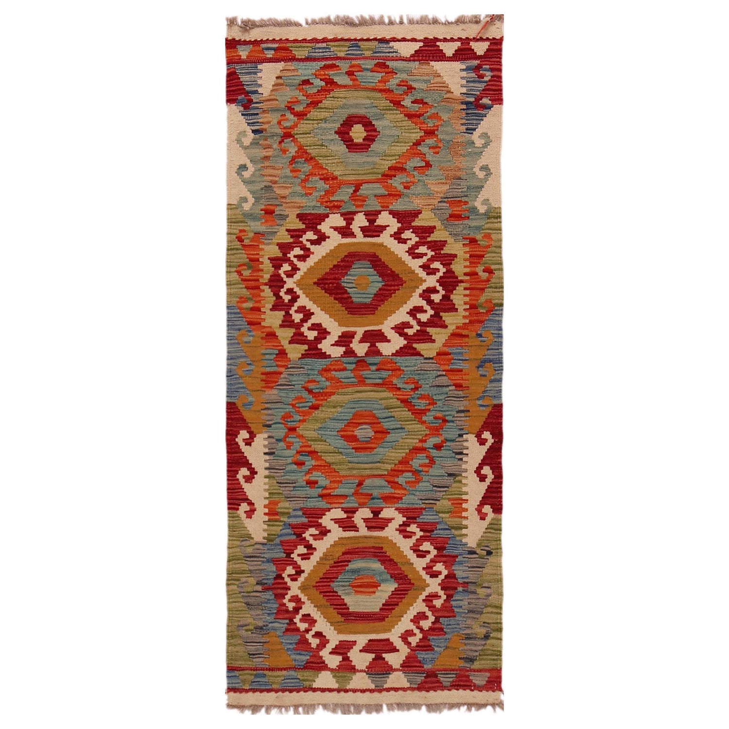 Vegetable Kilim Runner 1' 11" x 5' 0" (ft)- No. P35685