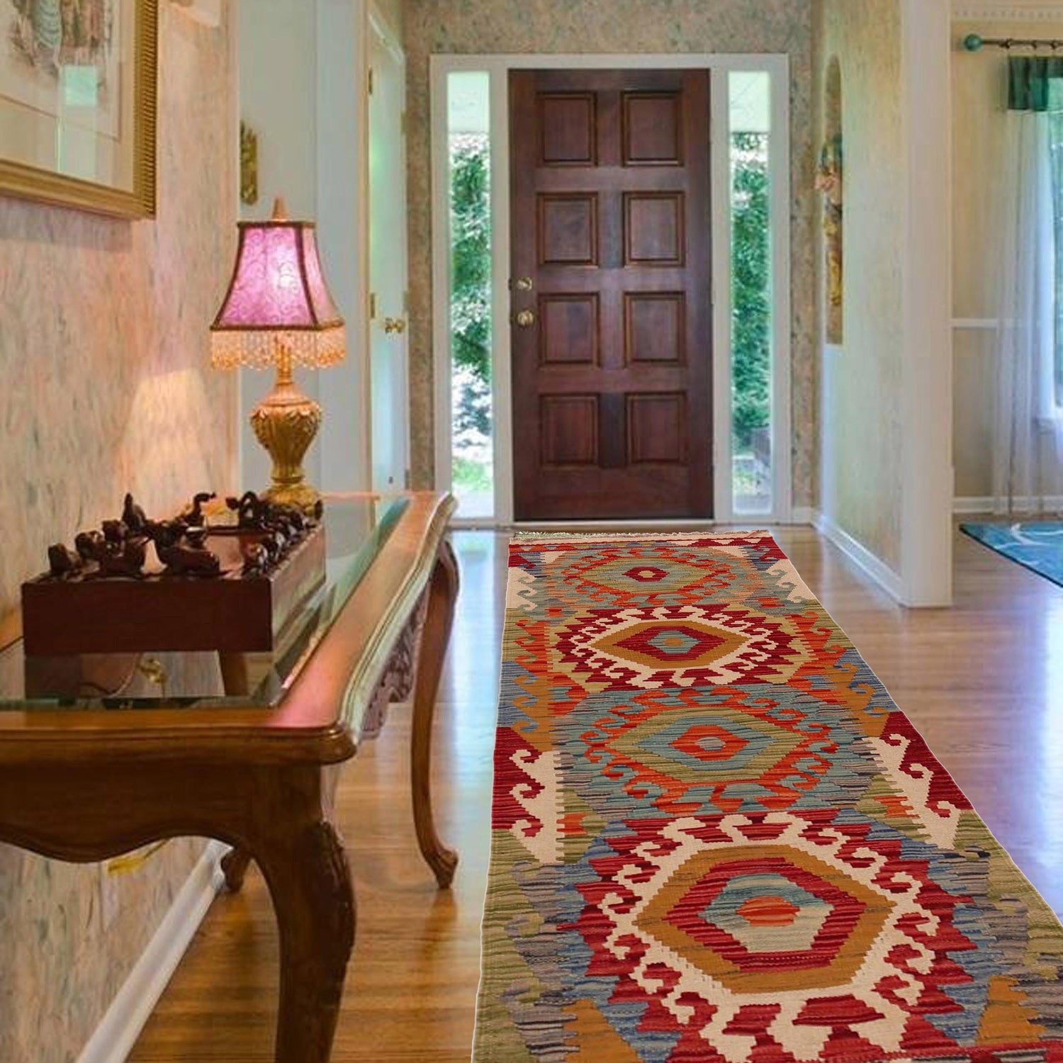 Vegetable Kilim Runner 1' 11" x 5' 0" (ft)- No. P35685