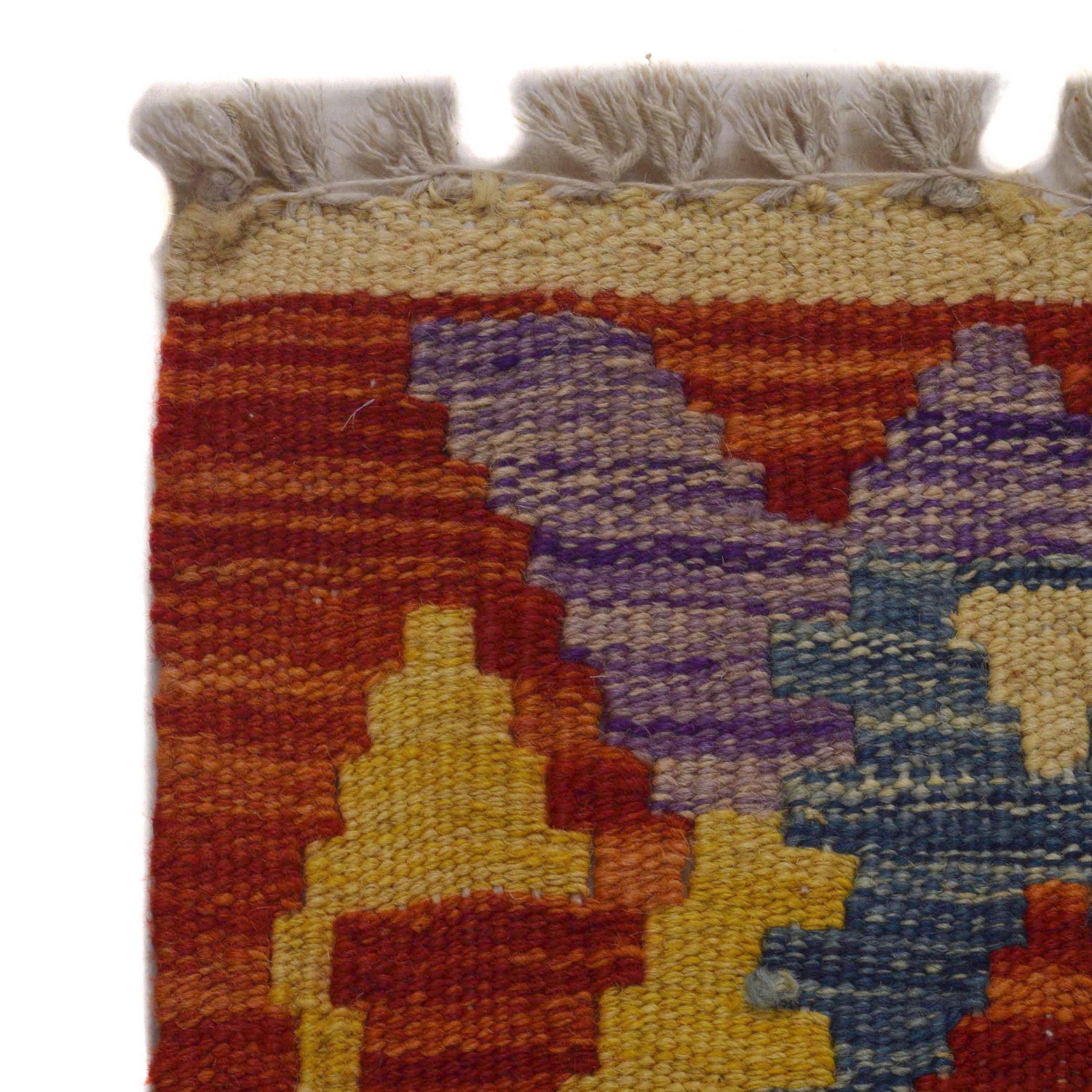 Handmade Vegetable Kilim 3' 8" x 4" 11" (ft) - No. P35688
