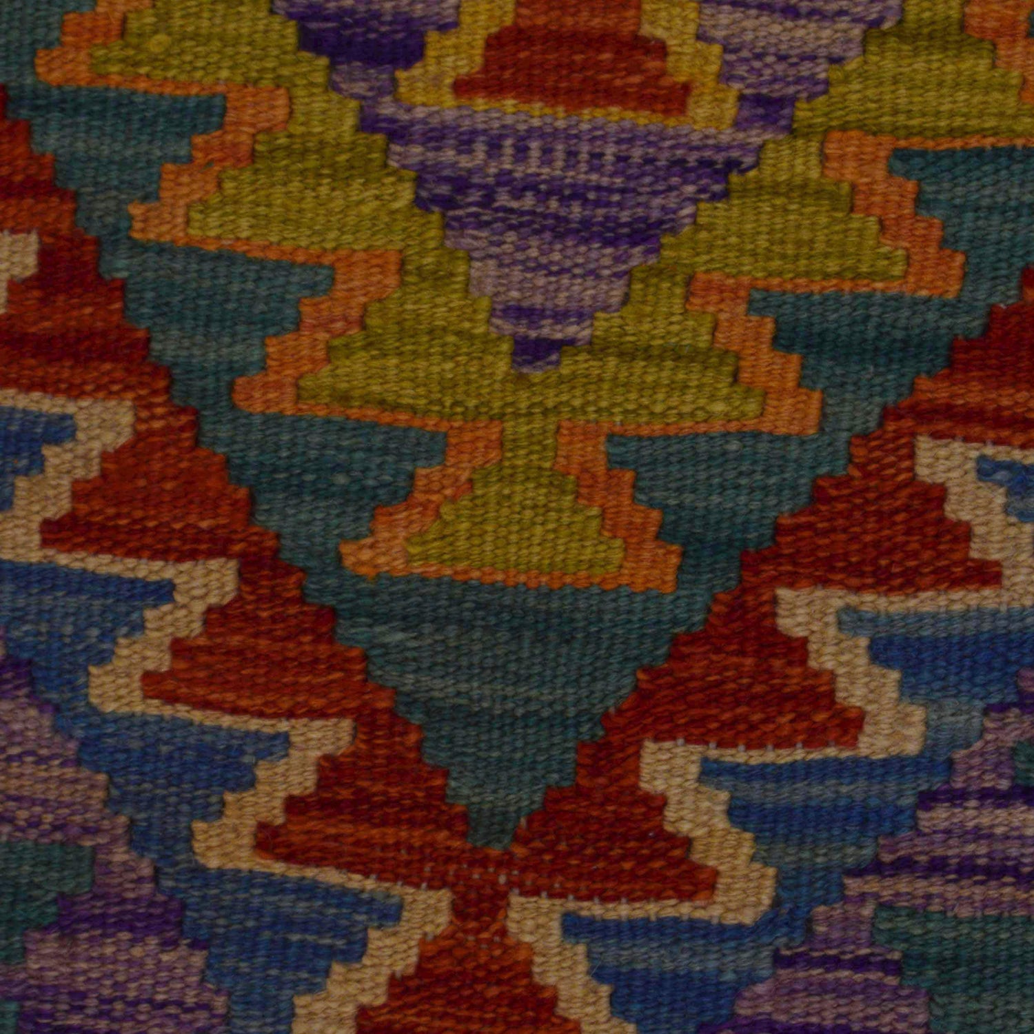 Handmade Vegetable Kilim 3' 8" x 4" 11" (ft) - No. P35688