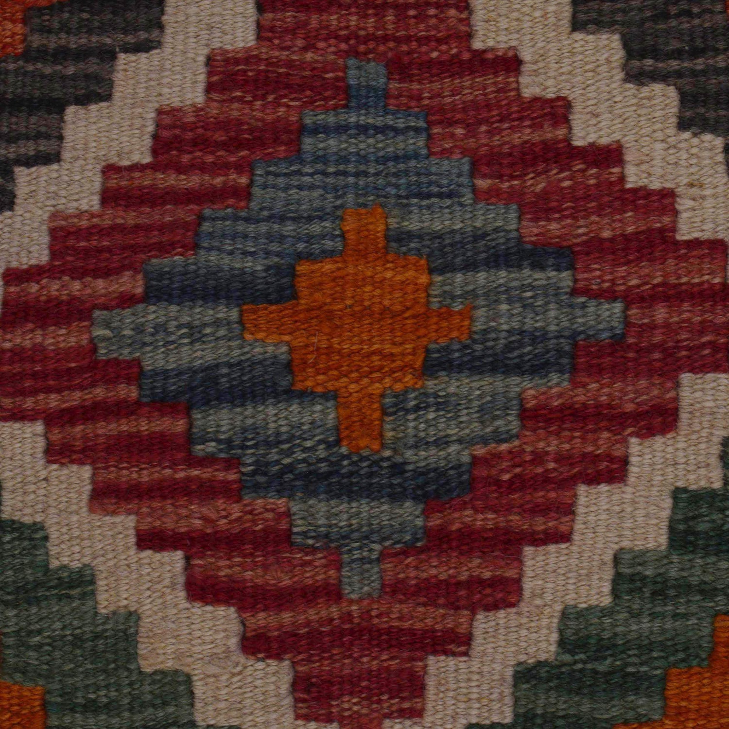 Handmade Vegetable Kilim 3' 5" x 5" 0" (ft) - No. P35690