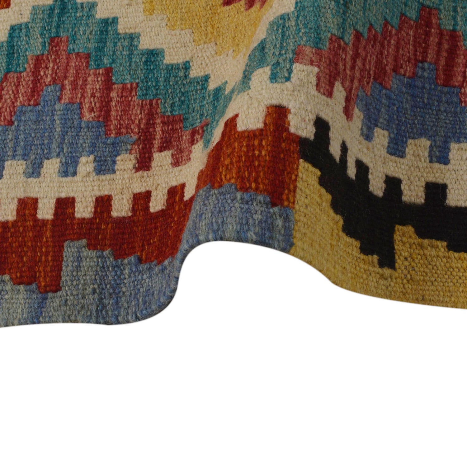 Handmade Vegetable Kilim 3' 5" x 5" 0" (ft) - No. P35690