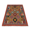 Handmade Vegetable Kilim 3' 3" x 4" 9" (ft) - No. P35692