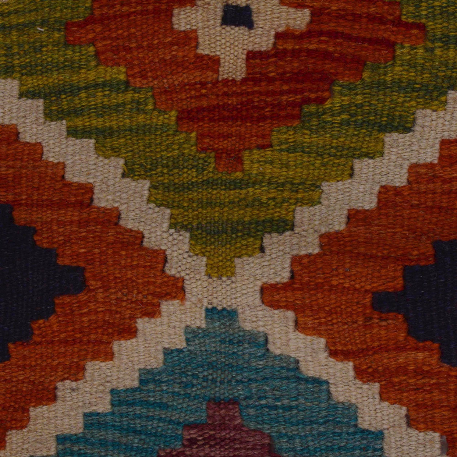Handmade Vegetable Kilim 3' 2" x 4" 9" (ft) - No. P35694