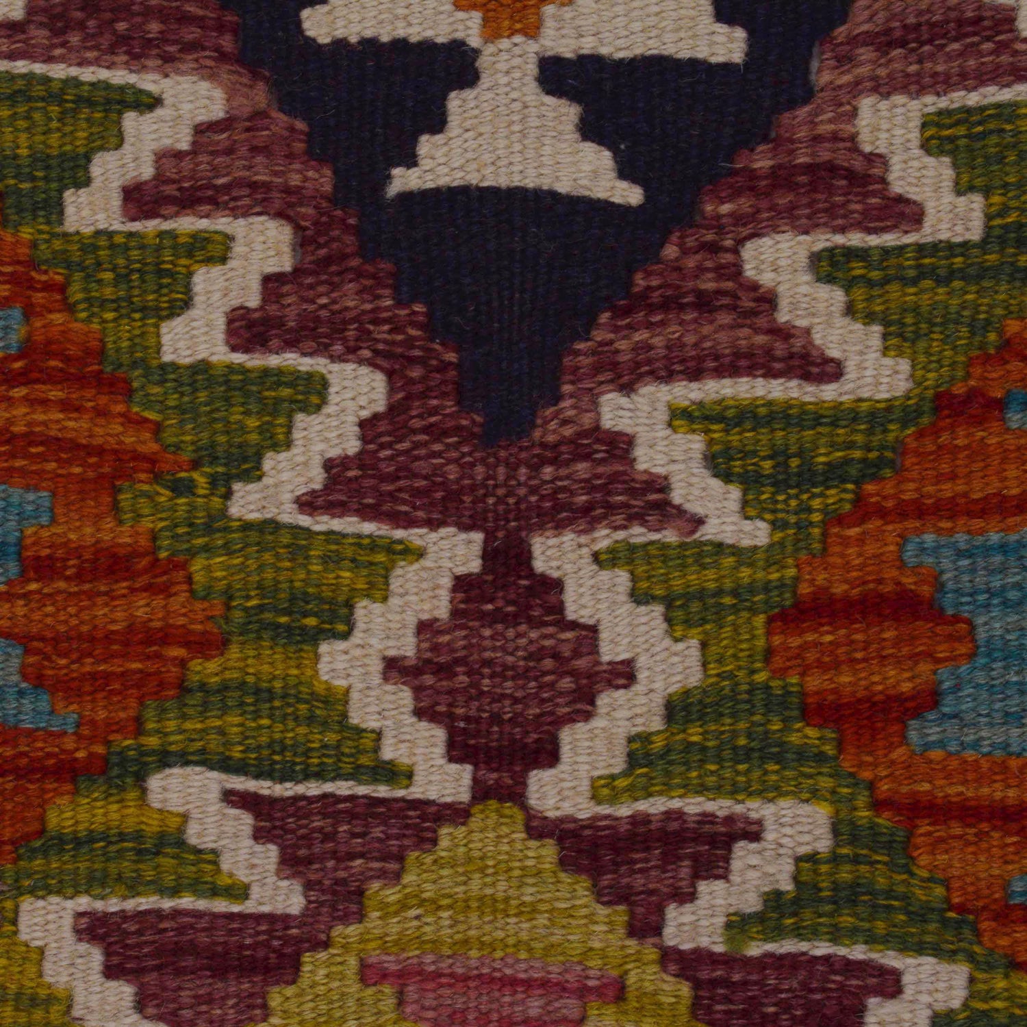 Handmade Vegetable Kilim 3' 3" x 4" 11" (ft) - No. P35696