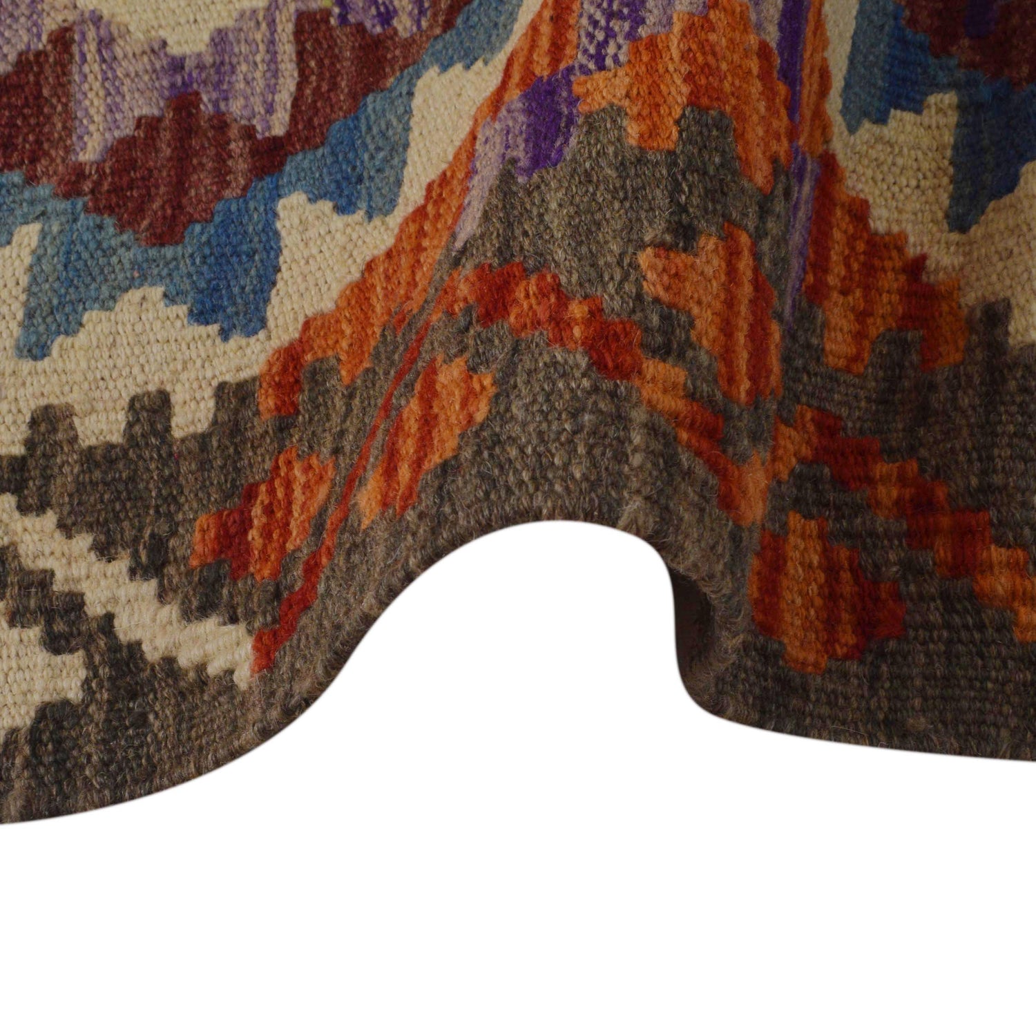 Handmade Vegetable Kelim 3' 4" x 5" 3" (ft) - No. P35701