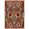 Handmade Vegetable Kilim 3' 3" x 4" 9" (ft) - No. P35702