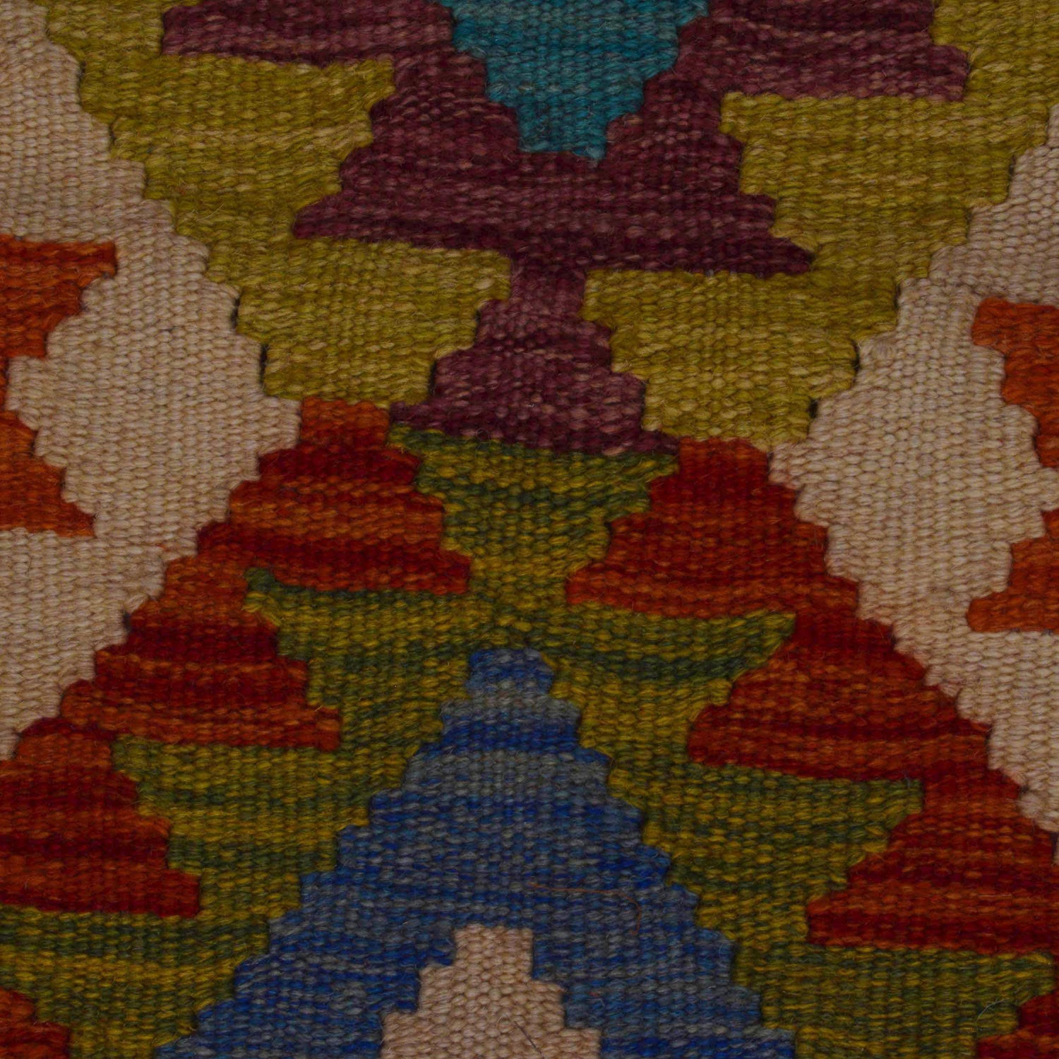 Handmade Vegetable Kilim 3' 3" x 4" 9" (ft) - No. P35702
