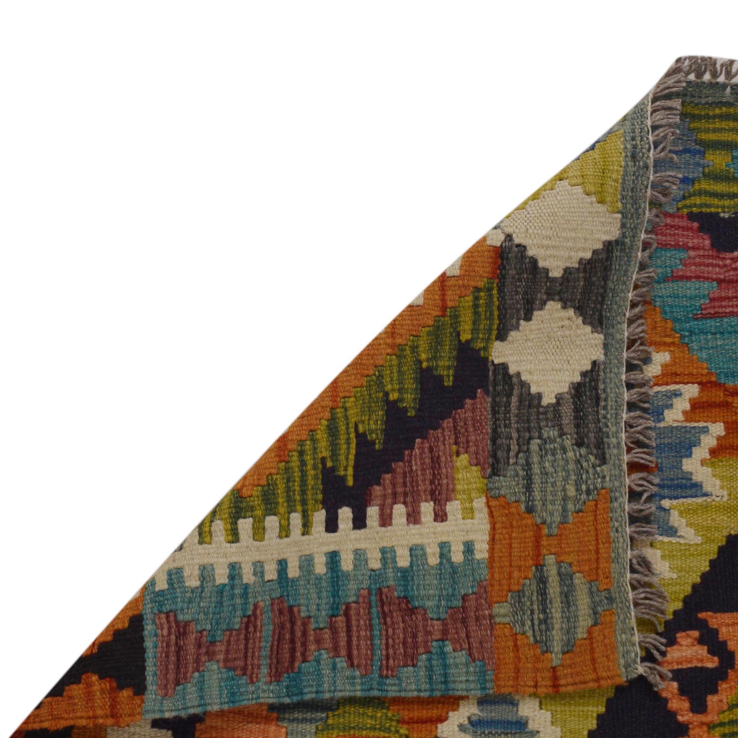 Handmade Vegetable Kelim 3' 3" x 5" 1" (ft) - No. P35704