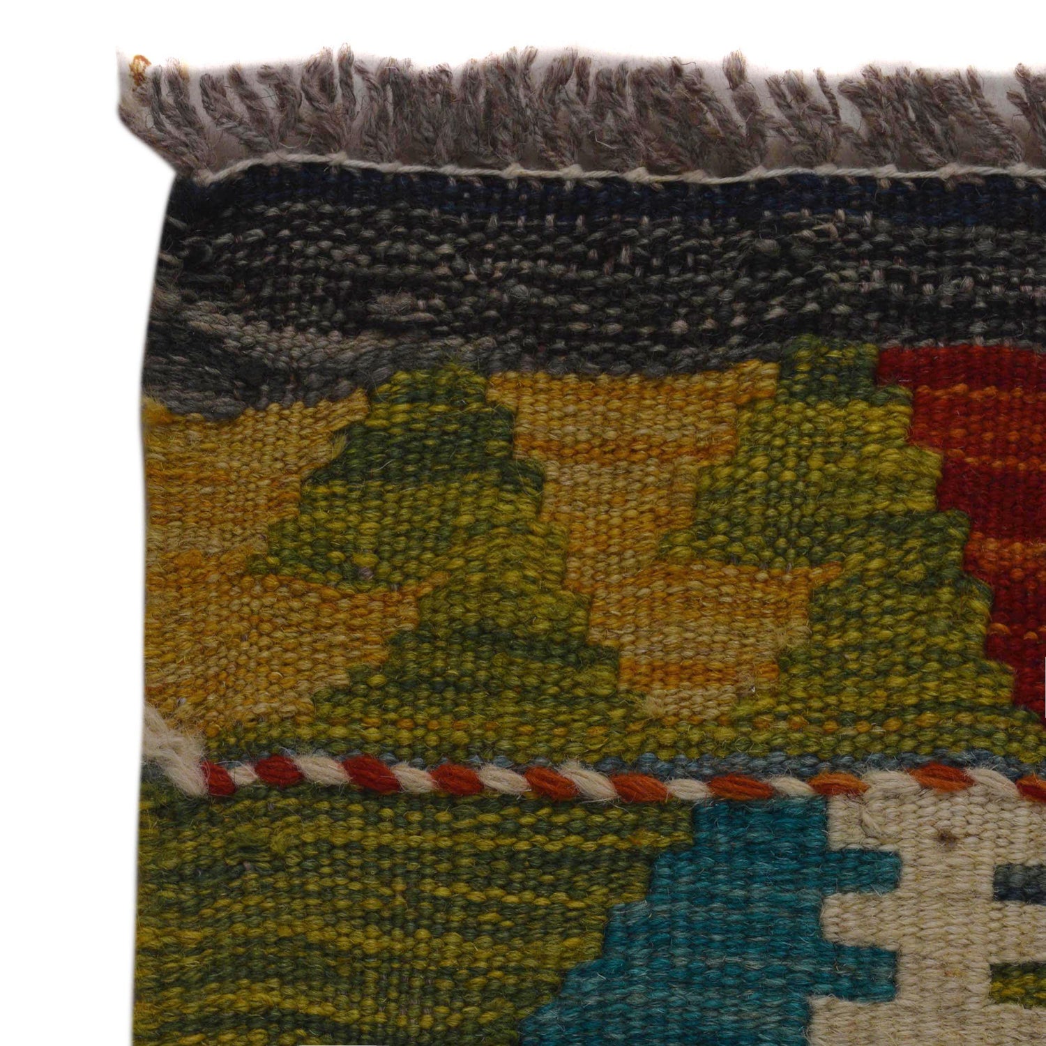 Handmade Vegetable Kelim 3' 4" x 4" 11" (ft) - No. P35706