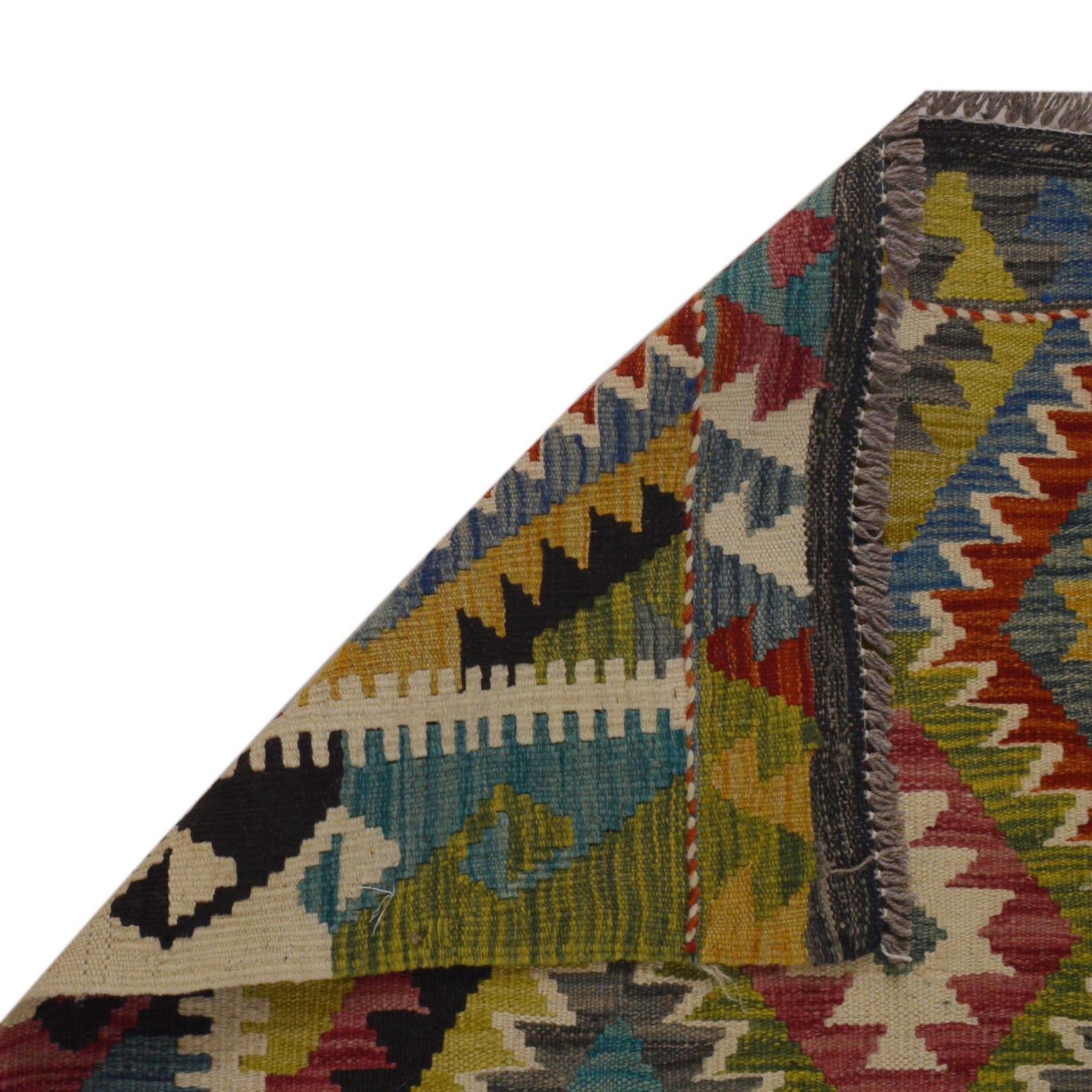 Handmade Vegetable Kelim 3' 4" x 4" 11" (ft) - No. P35706