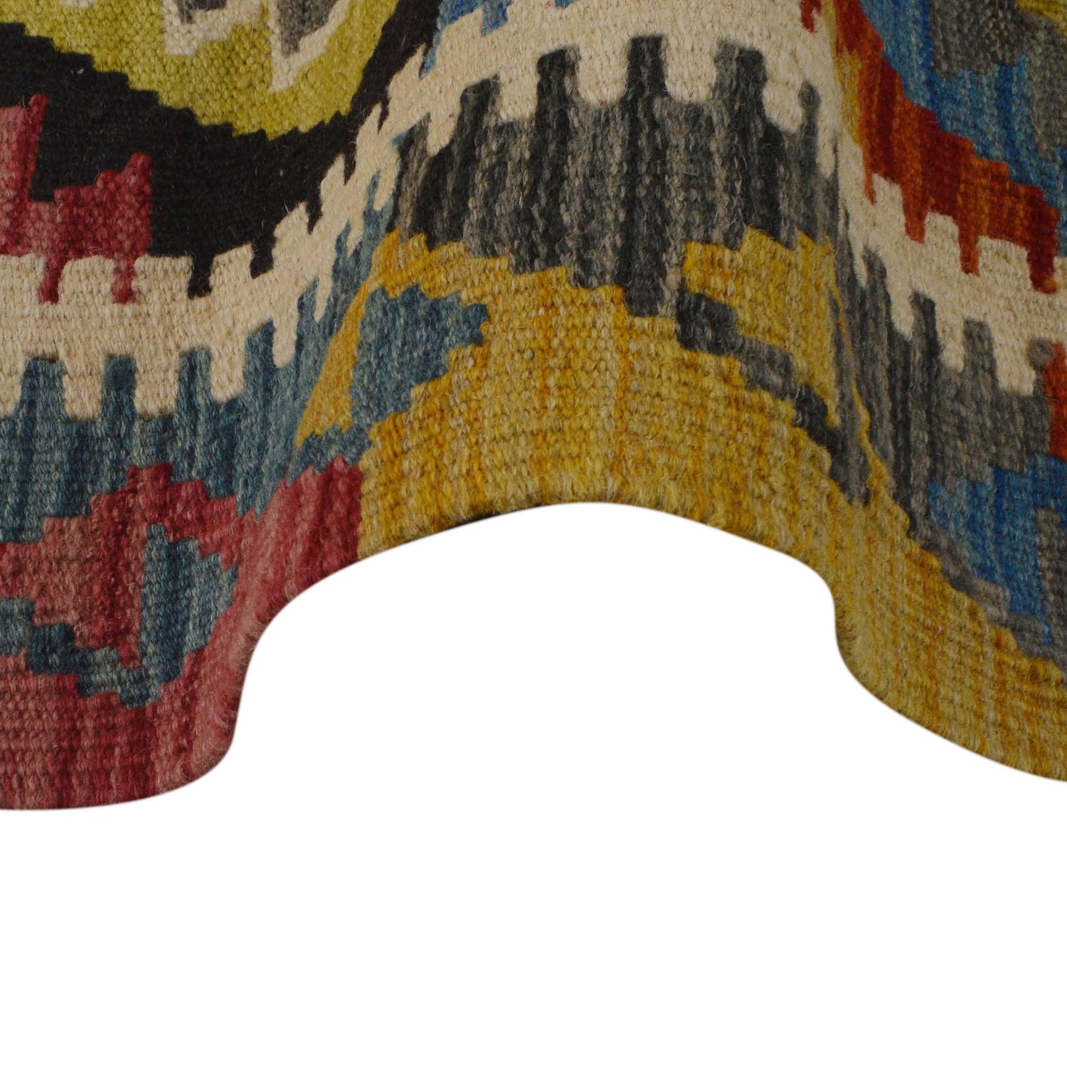 Handmade Vegetable Kelim 3' 4" x 4" 11" (ft) - No. P35706