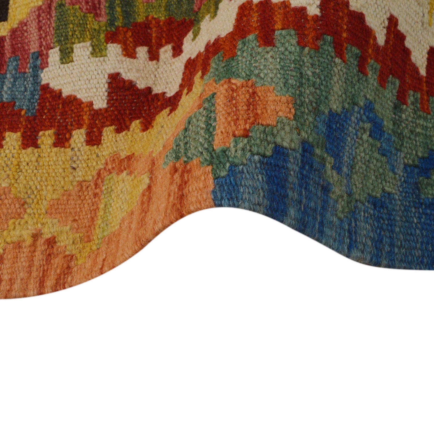 Handmade Vegetable Kilim 3' 5" x 5" 0" (ft) - No. P35709