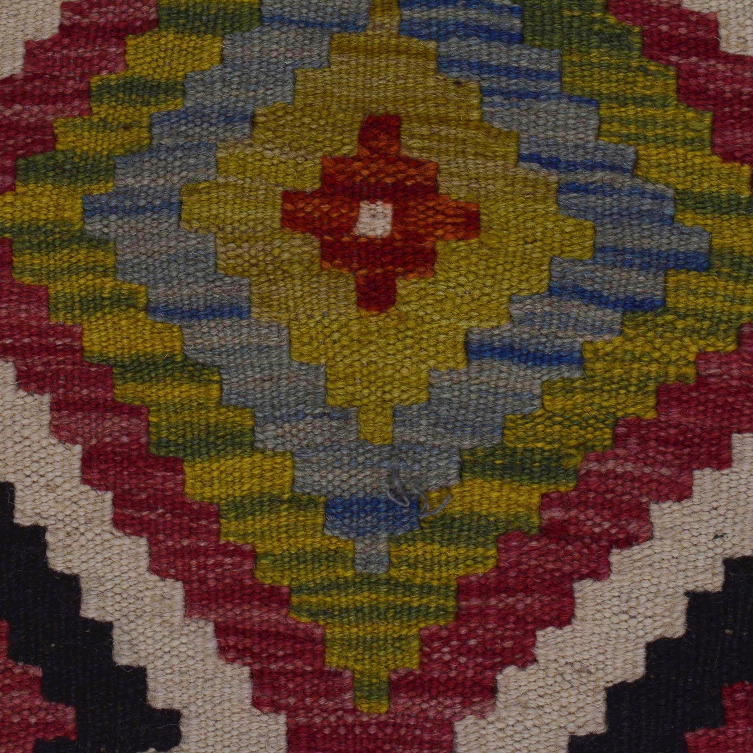 Handmade Vegetable Kilim 3' 3" x 4" 8" (ft) - No. P35711