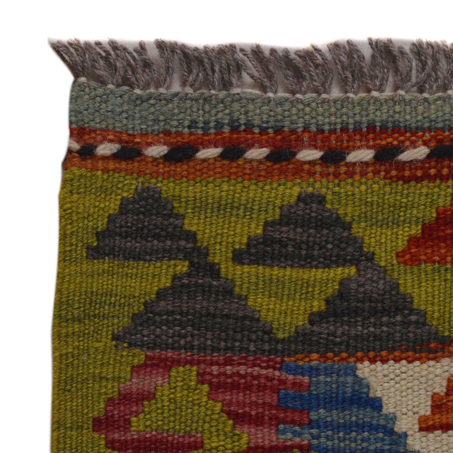 Handmade Vegetable Kelim 3' 3" x 4" 11" (ft) - No. P35712