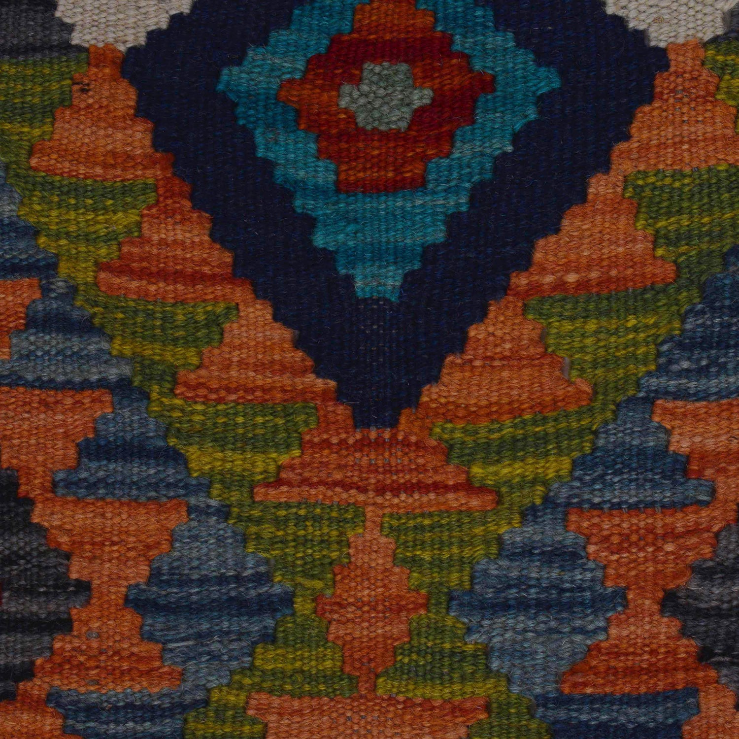 Handmade Vegetable Kilim 3' 4" x 4" 11" (ft) - No. P35713