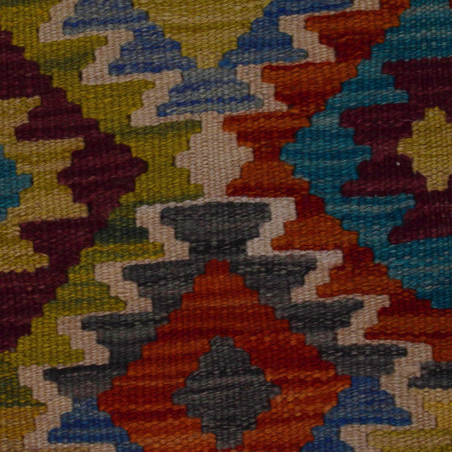 Handmade Vegetable Kilim 3' 3" x 4" 11" (ft) - No. P35717