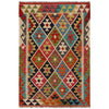 Handmade Vegetable Kilim 3' 3" x 4" 10" (ft) - No. P35719