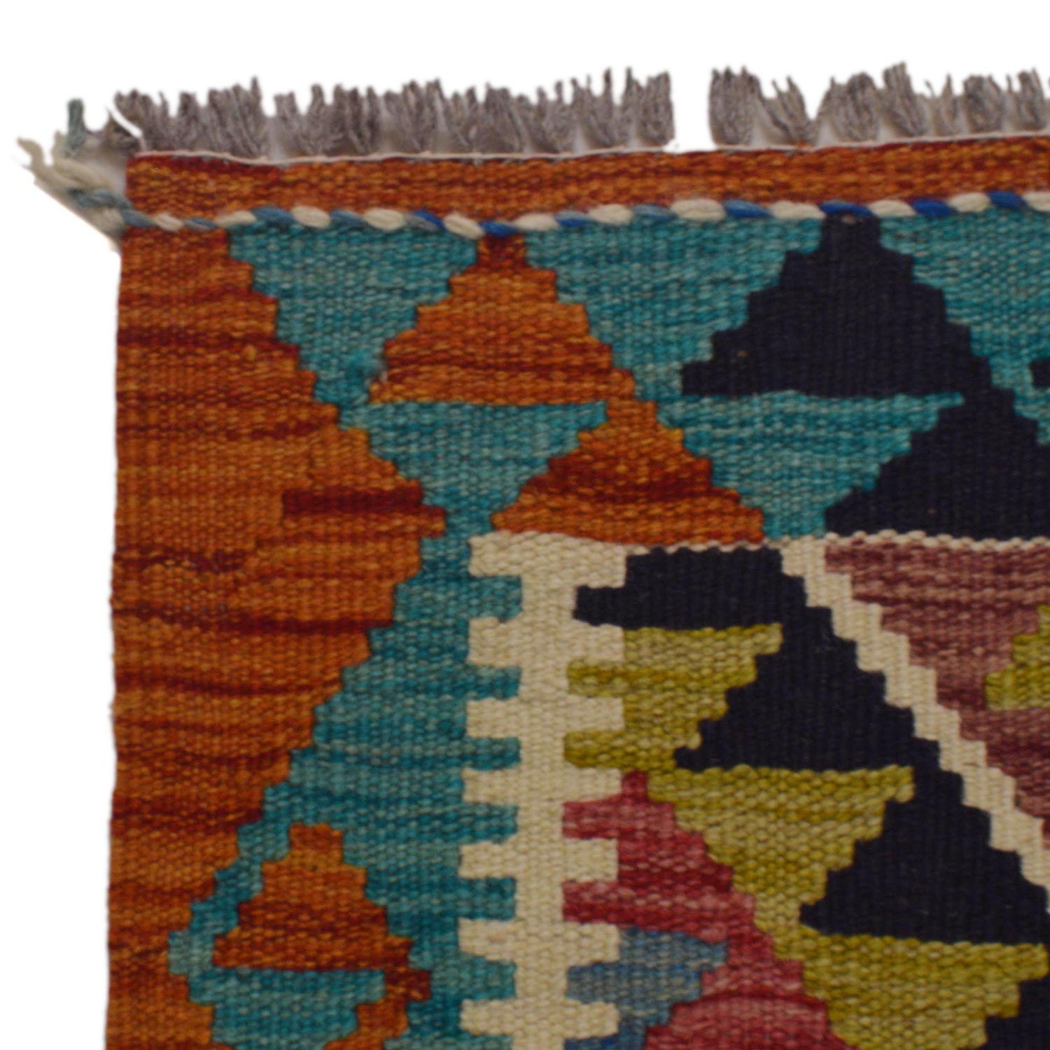 Handmade Vegetable Kilim 3' 3" x 4" 10" (ft) - No. P35719