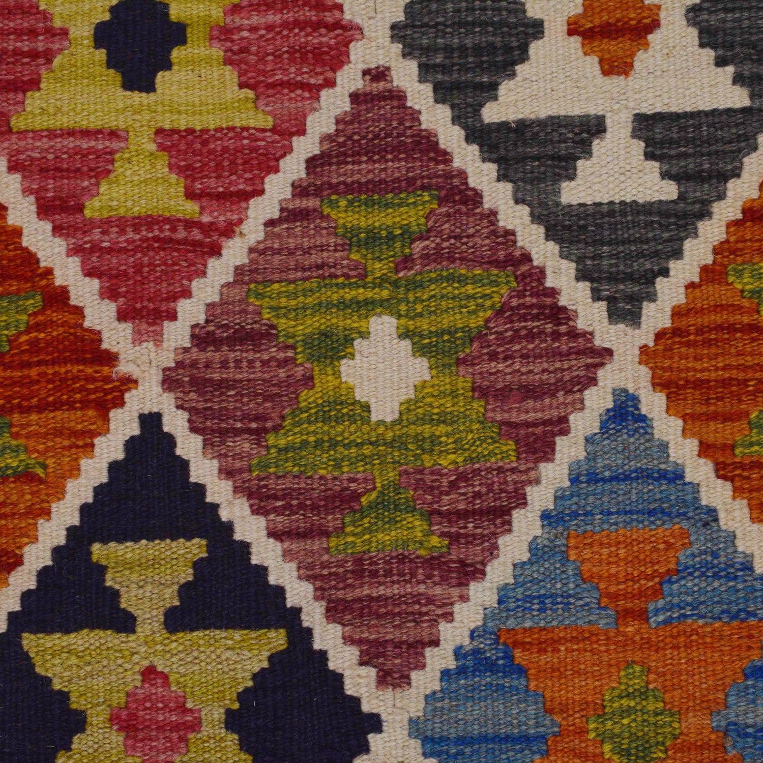 Handmade Vegetable Kilim 3' 3" x 4" 10" (ft) - No. P35719