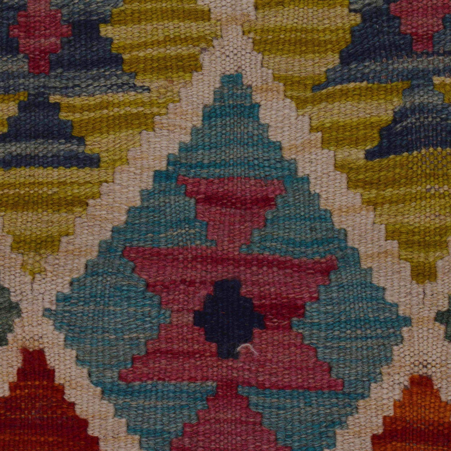 Handmade Vegetable Kilim 3' 4" x 5" 1" (ft) - No. P35721