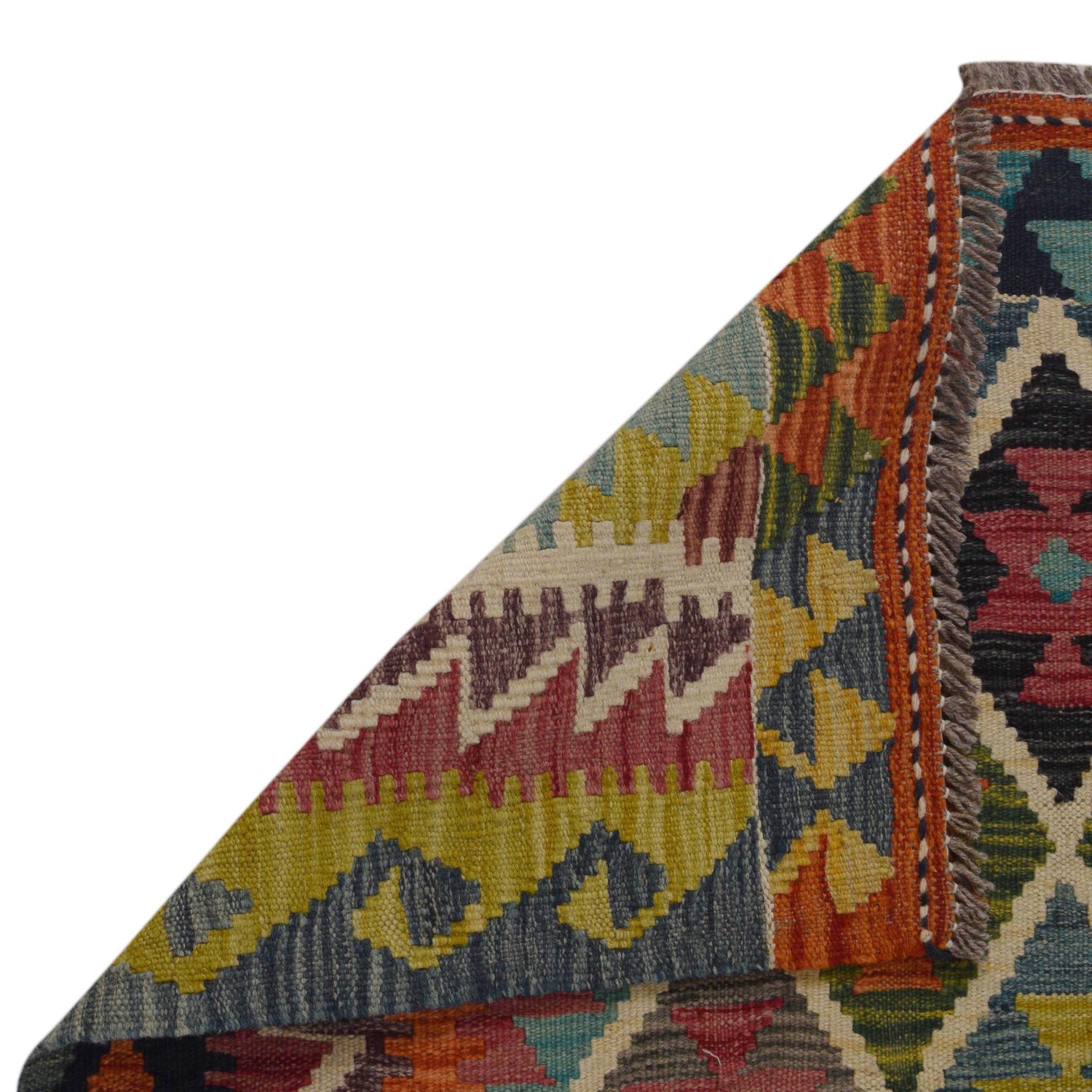 Handmade Vegetable Kilim 3' 4" x 5" 1" (ft) - No. P35721