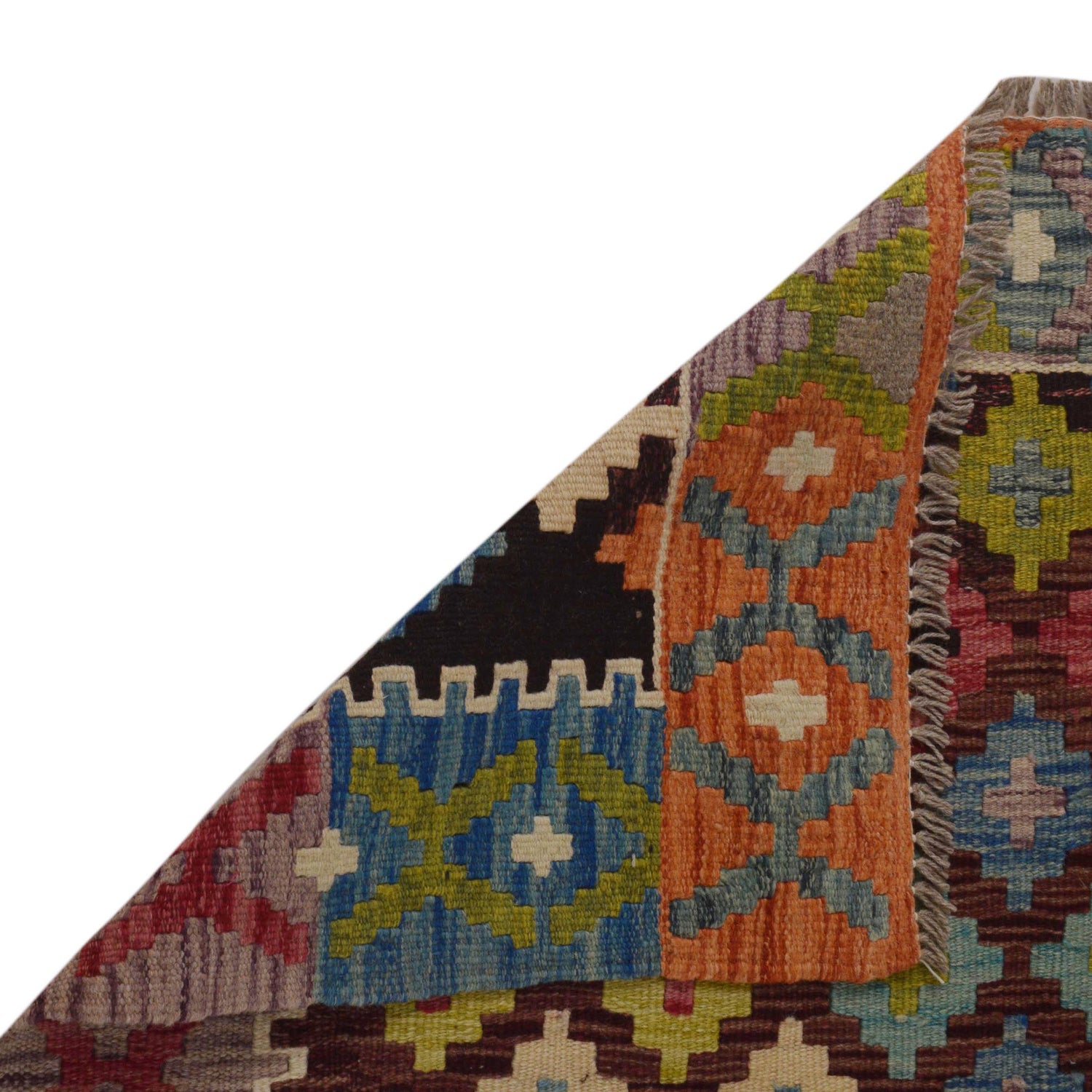 Handmade Vegetable Kelim 3' 5" x 4" 10" (ft) - No. P35722