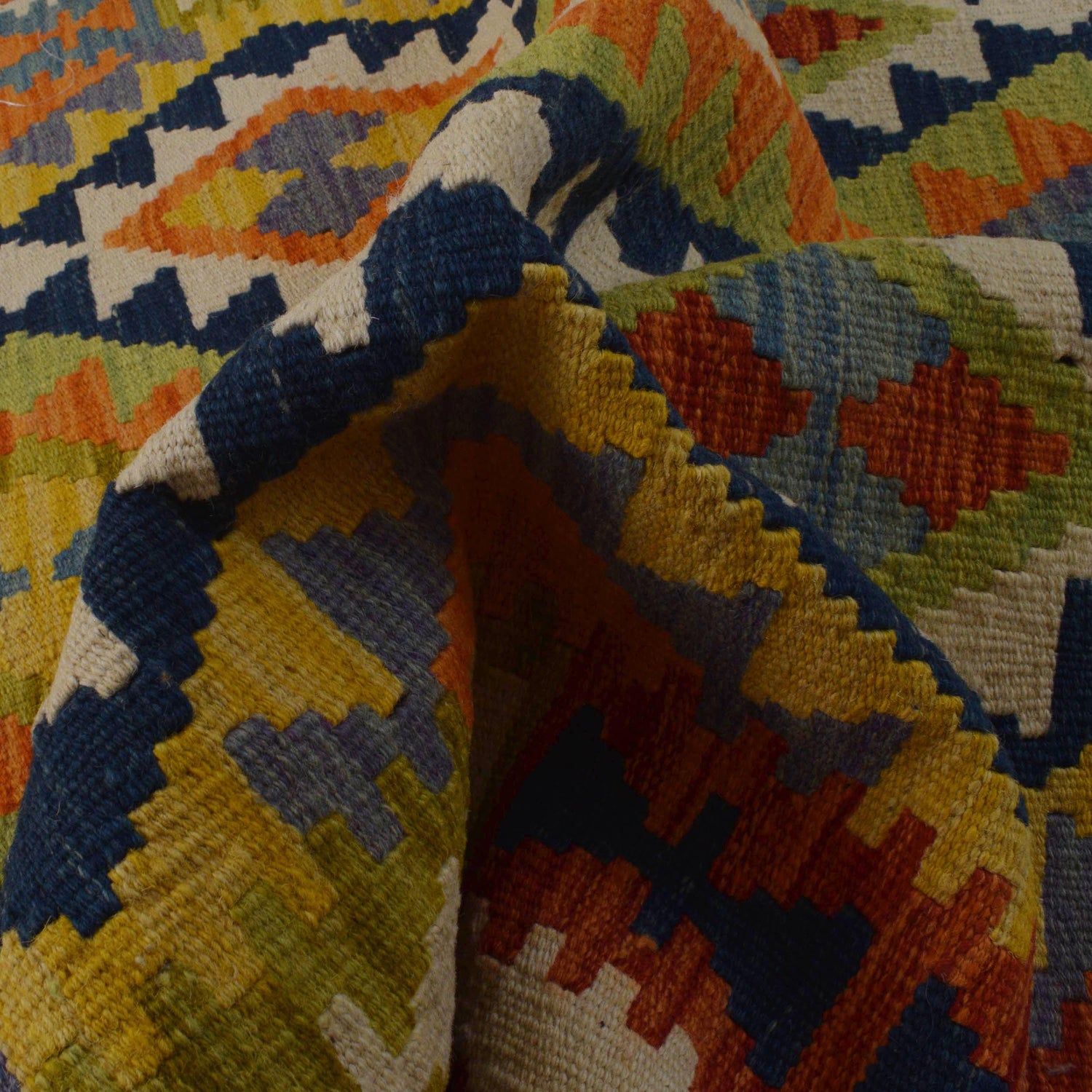 Handmade Vegetable Kelim 3' 8" x 5" 0" (ft) - No. P35726