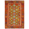 Handmade Vegetable Kilim 3' 4" x 4" 9" (ft) - No. P35727