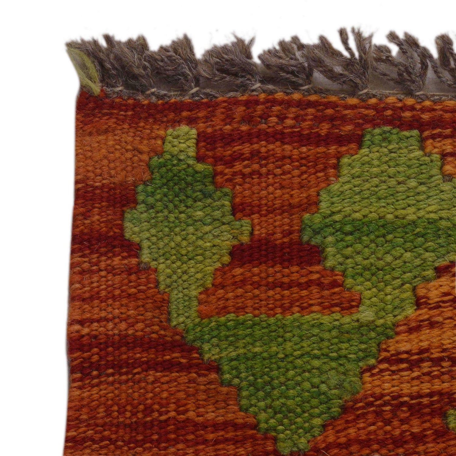 Handmade Vegetable Kilim 3' 4" x 4" 9" (ft) - No. P35727