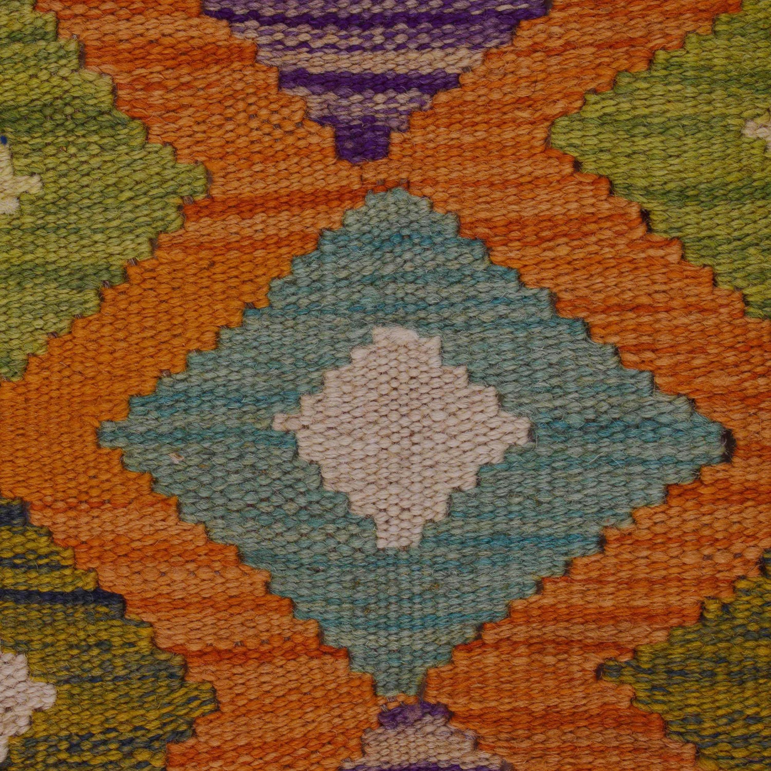 Handmade Vegetable Kilim 3' 4" x 4" 9" (ft) - No. P35727