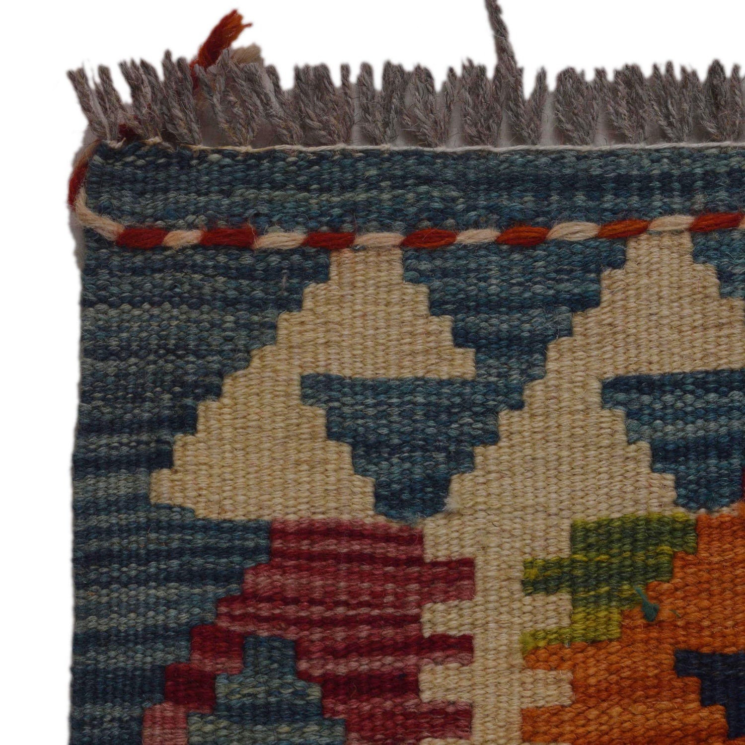 Handmade Vegetable Kelim 3' 3" x 4" 8" (ft) - No. P35728